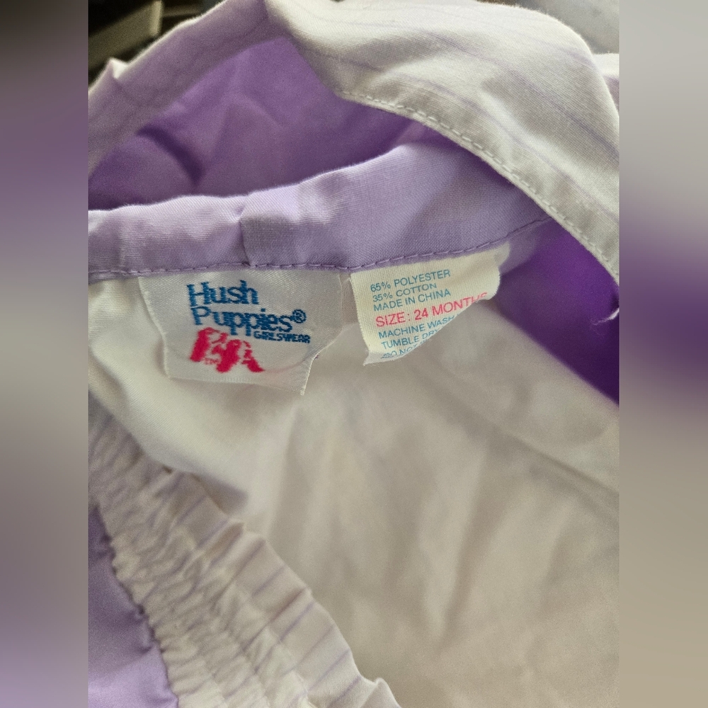 Vintage HUSH puppies Romper And Jacket Set 24 Months - Picture 5 of 11